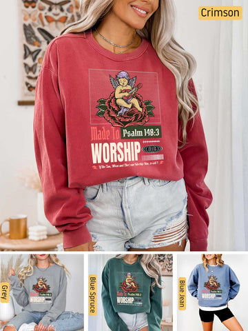 Made to Worship - Psalm 148:3 - Medium-heavyweight, Unisex Sweatshirt