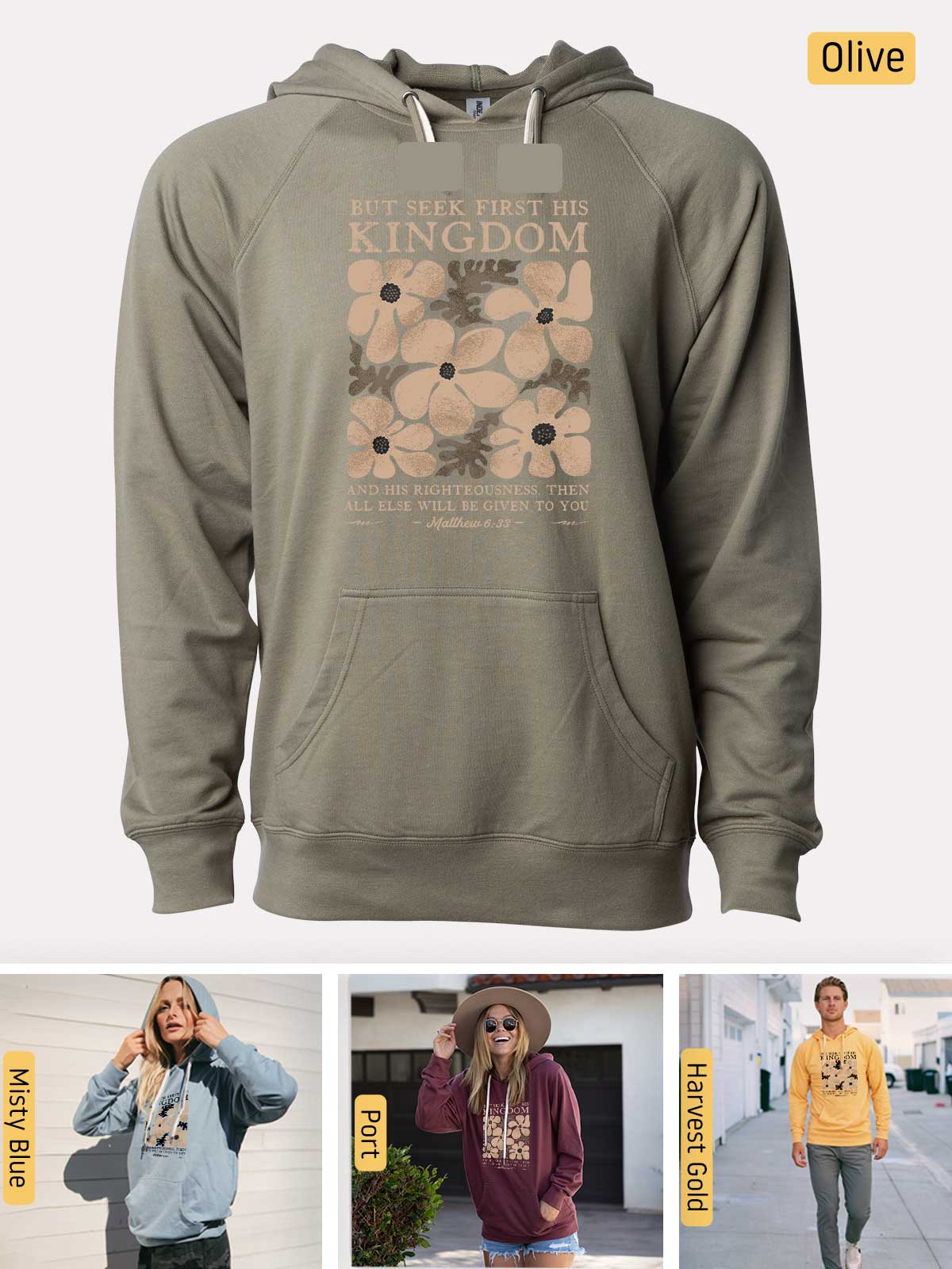 a hoodie with a picture of a person wearing a hat and sunglasses