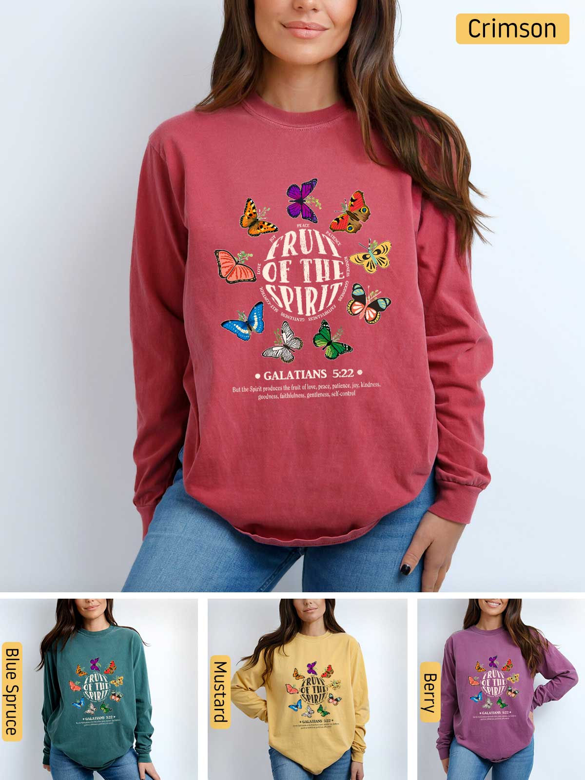 a woman wearing a sweatshirt with a cartoon character on it