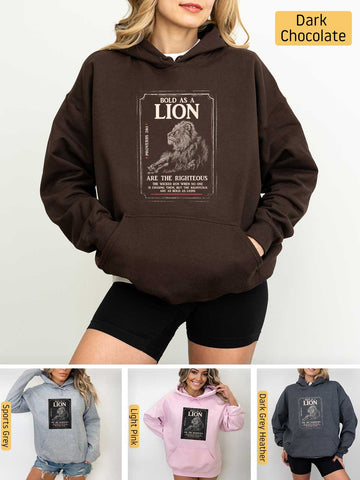 a woman wearing a lion sweatshirt and shorts