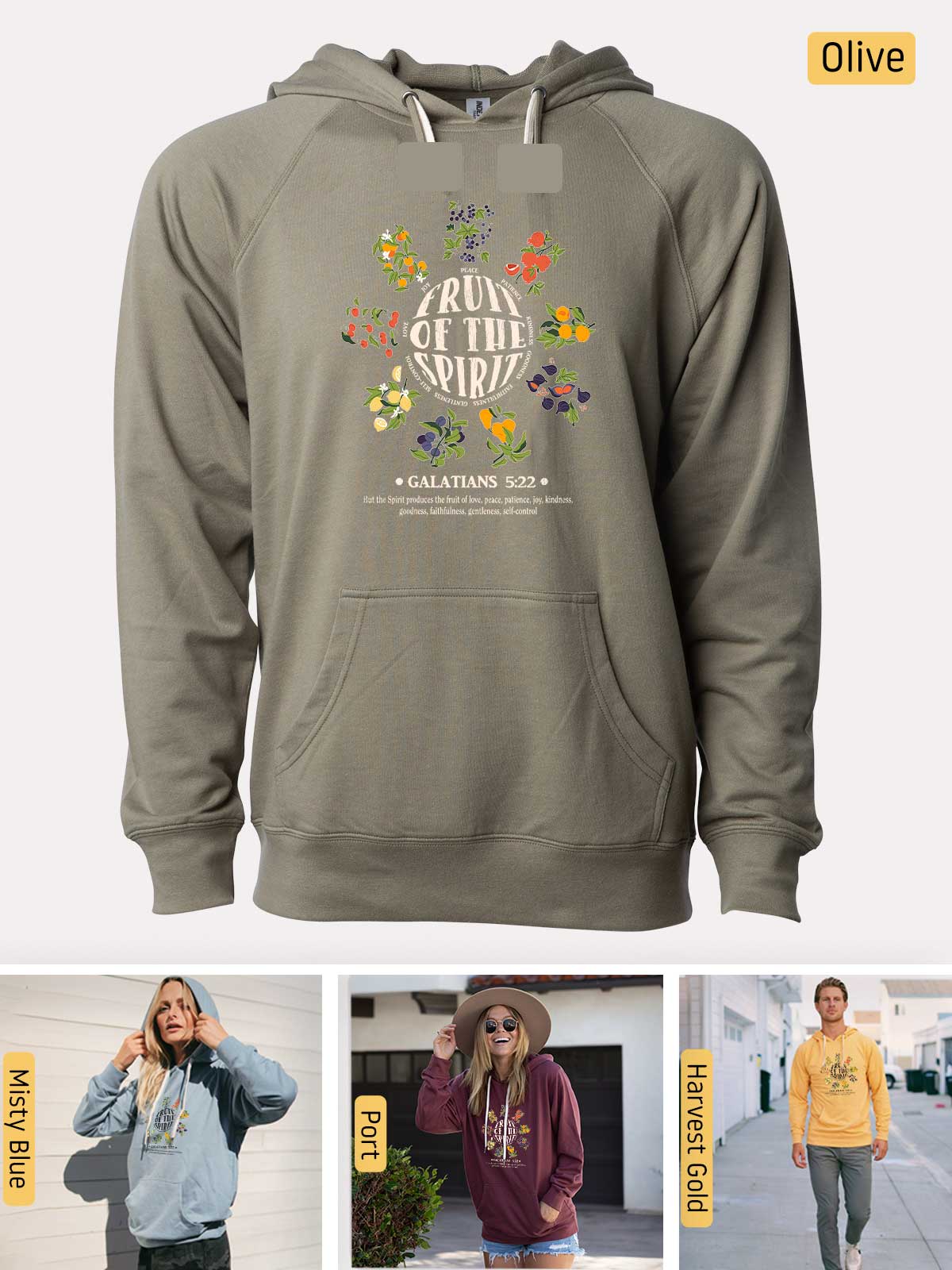 a hoodie with a picture of a woman wearing a hat and sunglasses