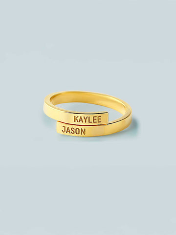 2 Name Wrap Ring - 2.5mm