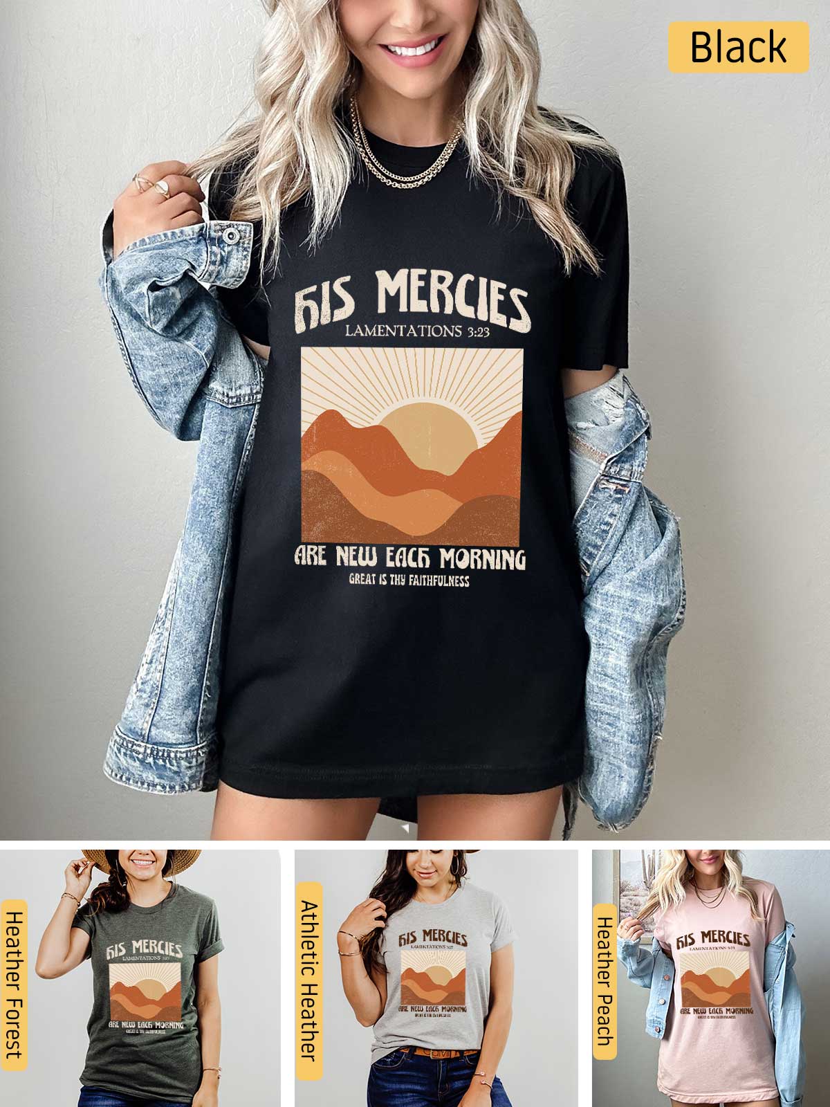 a woman wearing a t - shirt that says fis mercies