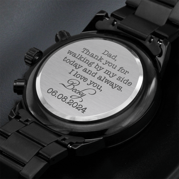 Chronograph Men's Watch - Custom Engraving