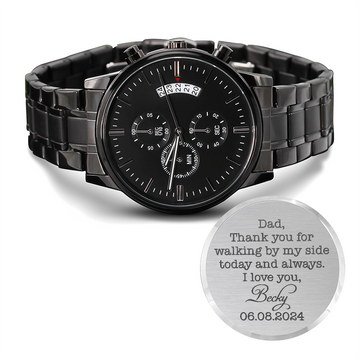 Chronograph Men's Watch - Custom Engraving