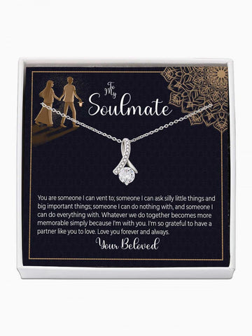 To Soulmate - 'Someone I can do anything with' - Alluring Beauty Necklace